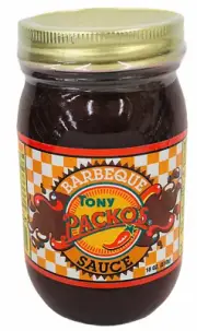 Tony Packo's Barbeque Sauce BBQ 18 oz Packos