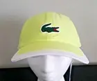 Lacoste Unisex Sport Big Croc Lime Green/White Microfiber RK5398 hat cap