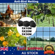 Black Anti Bird Netting Commercial Pest Net Protect Fruits, Trees Against Animal