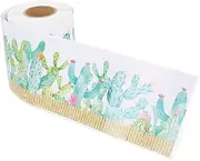 ARTIBETTER 1Roll Cactus Bulletin Board Border Sticker Self Adhesive Classroom Decoration Trim for Chalkboard Windows and Doors Versatile Wall Decal for Creative Party Accessories