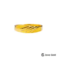 在飛比找Yahoo奇摩購物中心優惠-JoveGold漾金飾 新的旅程黃金女戒指