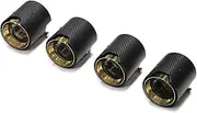 4PCS Compatible For BMW M2 F87 M3 F80 M4 F82 F83 Tuning Upgrade Carbon Fiber Exhaust TailTip Muffler Nozzle(Carbon Fiber E)