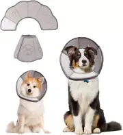 Dog Elizabethan Collar Soft Dog Cone Dog Eecovery Collar after Surgery Adjustabl