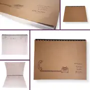 Phone Call Log Book Message Register 100 pages 8 1/2 x 11 Pad Cerlox Comb Bound