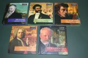CLASSIC COMPOSERS cd lot (5) Brahms,Strauss,Bach,Chopin,Tchaikovsky ALL SEALED