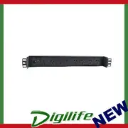 Amdex 10A 1RU Horizontal 8 Port Power Rail 8 x Recessed AU 3 Pin GPO Sockets 3m