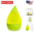 Stylish 1-Gallon Teardrop Humidifier for Baby's Comfort & Allergy Relief - Green