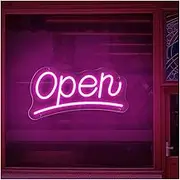 Sign Lamp Open Neon Sign USB Powered LED Neon Light Sign For Party Bar Salon Stores Hotel Business Wall Decor Night Home Deco 30x16cm