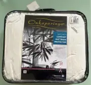 Onkaparinga Fully Fitted Bamboo Cotton Quilted Mattress Protector SINGLE NEW