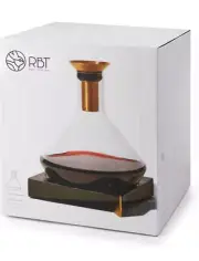 Wine Decanter With Sediment Strainer And Aerator Enhance Flavor And Clarity NIB