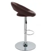 NEW! BARSTOOL - ADJUSTABLE BAR STOOL CHAIR - ADJUSTING RHO LEATHER-SET OF 4 BR