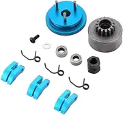 DollaTek RC 14T Clutch Bell Shoes Bearings Gear Flywheel Assembly Kit Springs Cone Engine Nut Compatible for HPI HSP Himoto 1/8 RC 21-28cxp Nitro Engine Car
