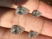 11.60 CARATS PEAR SHAPE IGI Certified Lab Grown CVD Diamond G VS1 EARRING SET