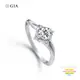 彩糖鑽工坊 GIA鑽石 30分 F/VS2 鑽石戒指 3EX+八心八箭+頂級北極光車工 鑽戒