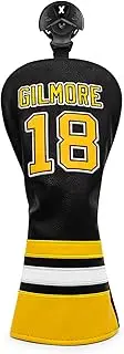 Golf Headcovers Golf Club Head Covers Sports Style Number 18 Premium Leather Driver Fairway(FW) Wood Hybrid(UT) with Number Tags, Golf Blade Mallet Putter Cover