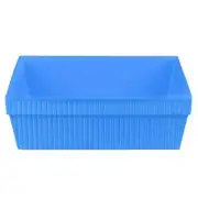TableCraft CW1494CBL Cold Holding 24 qt. Cobalt Blue Finish Aluminum Square Bowl