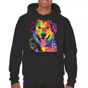 Dean Russo Cute Neon Dog Sweatshirt Rescue Adopt A Pet Colorful Pet Hoodie