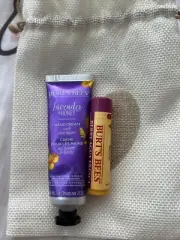 Burt's Bees Shea Butter Lavender And Honey Hand Cream - 1oz + Lip Balm SEALED