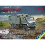 ICM 35136 Scale model truck kit 1:35 Unimog 404 S “Koffer” German military truck
