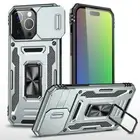 Shockproof Rotating Bracket Case For iPhone 16e 16 15 14 13 12 11 Pro Max Plus X