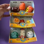 Happy Go Lucky Breakfast Buds Space Faces Football Friends Hallmark Series 1