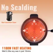 Electric Wax Melter for Candle Making, 6.5L Capacity, Stainless Steel Pot