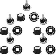 5X Rotary Carbon Potentiometer with Diameter with Knob, RV24YN 20S B103 10K Ohm