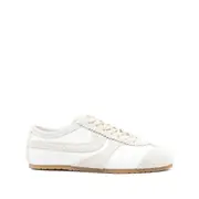 [Dries Van Noten] Dries Van Noten Panelled Leather Sneakers 36 IT WHITE