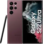 Samsung Galaxy S22 Ultra Smartphone 256GB, Burgundy (Renewed)