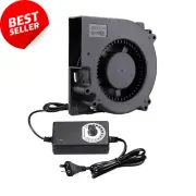 120mm Blower Fan, Turbo Centrifugal, AC Speed Controller