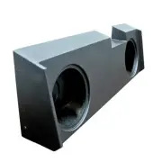 King Boxes 12" Dual Sprayed Sealed Box 19-23 Silverado/Sierra Crew Cab AK-G19-12
