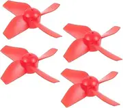 H36 E010 Quadcopter Parts 4-Blade Plastic Propellers Easy Install Quadcopter Propeller Accessories Red