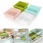 Kitchen Freezer Fridge Slide Storage Box Space Saver Organizer Holder Cube Rack