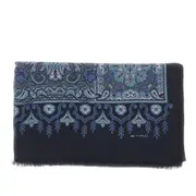 [ETRO] ETRO Paisley modal and cotton scarf Man One Size One Size Blue