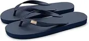 [Feelgoodz] Classicz Core Men’s Flip-Flops - Natural Rubber and All-Vegan Sandals, Fair Trade Certified, Consciously Sourced and Artisan-Crafted