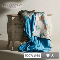 在飛比找momo購物網優惠-【BBL Premium】100%天絲印花鋅力綿涼被-英倫時