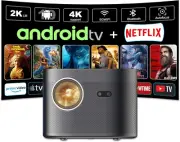 WTONISY Projector [Android10.0/Latest Upgrade Auto Focus] 4K Projectors with 2.4