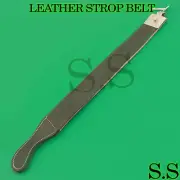 Professional Barber Real Leather Strop Straight Razor Sharpening Shaving Belt