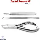 Toenail Ingrown Clipper Nipper Nail Lifter Basic Removal Kit Podiatry Tools