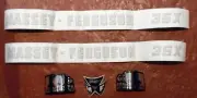 DECAL SET - CLEAR BACKGROUND. COMPATIBLE WITH: MASSEY FERGUSON: 35X