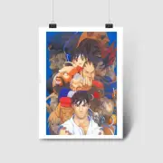 Alpha 2 Arcade Flyer V1 Art | Classic Street Fighter Game | High Quality Prints