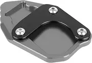 Worldmotop Motorcycle Kickstand Pad Extension Pad Replacement for HONDA CRF300L CRF300 L Rally 2021 2022 Extender Side Stand Plate Pad(titanium)