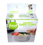 Food Network Divided Steamer for Pressure Cooker Instant Pot NEW