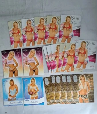 Lot of Benchwarmer Amber Hay Cards Boot Camp Base etc As Pictured