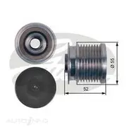 Gates Alternator Pulley - OAP7123