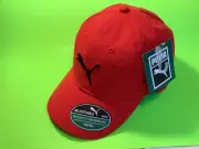 PUMA Youth Adjustable Snapback Hat OSFA ONE SIZE Red w/ Black 100% Cotton NEW