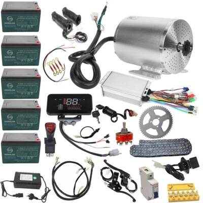 60V 2500W Motor Controller Throttle Kit Electric Bike Scooter ATV Go Kart