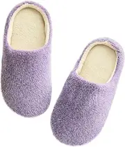 [Healeved] Ultra-lightweight Round Toe Slippers Women's and Men's Home Shoes Warm Quiet Winter Slippers Size 38/39