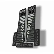 for Rock Shox RECON 2018 Mountain Bike Cycling Decal Kit Sticker Adhesive Gray