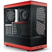 Hyte Y40 Tempered Glass Mid Tower Case Red